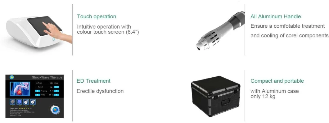 Erectile Dysfunction ED Portable Extracorporeal Shockwave Therapy Machine Mslst07