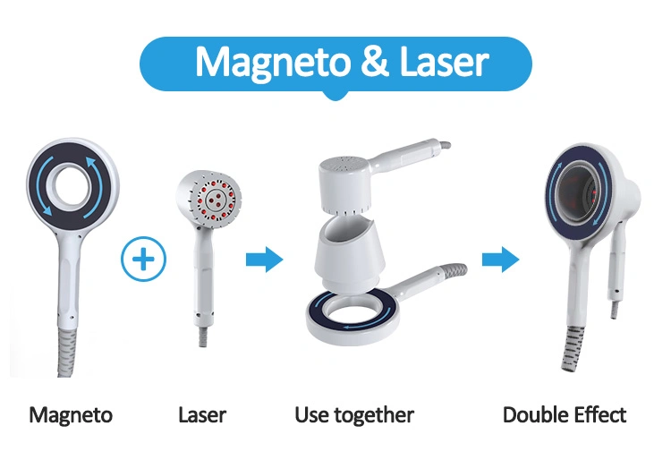 Best Quality Acute Chronic Pain Removal Physical Therapy Magnetic Therapy Device Combined with Laser for Pain Relief