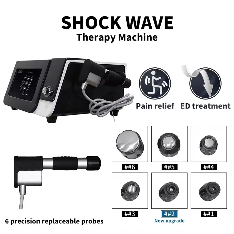 Eswt Pneumatic High Intensity Focused Shockwave Therapy Machine for Rehabilitation &amp; ED Treatment