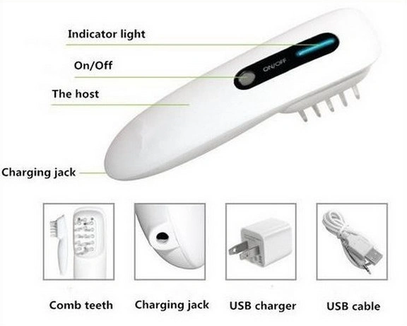 Infrared Laser Acupuncture LED Hair Regeneration Machine Biological Laser Treatment of Hair Loss