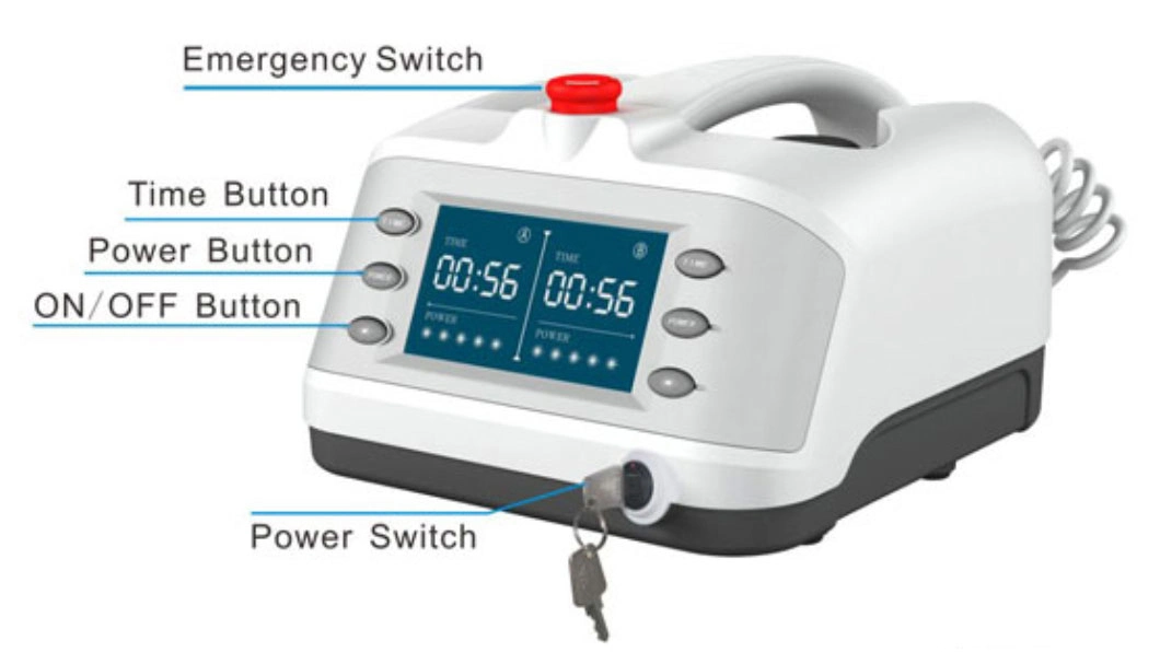 Multi-Functional Portable Semiconductor Pain Relief Laser Treatment Instrument