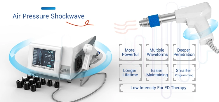 Portable Physical Therapy Equipments Eswt Shockwave Machine Electromagnetic Shockwave Therapy Shock Wave