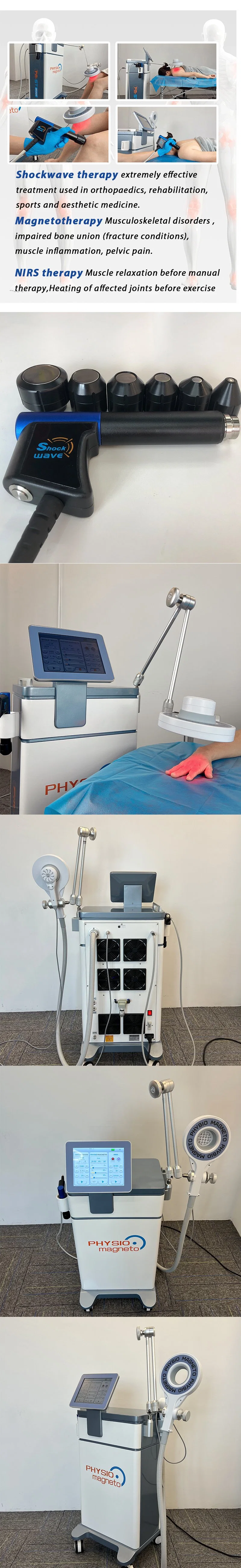 Pmst Wave High Intensity Acoustic Focus Focused Shock Wave Pmst Magneto Physio Therapy Machine