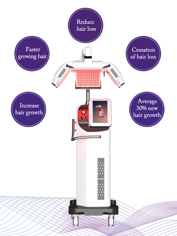 Factory Price 260PCS Japanese Diode Laser 660nm Hair Growth Red Low Level Laser Therapy Infrared Ray Lllt Diode Laser Hair Regrowth Machine