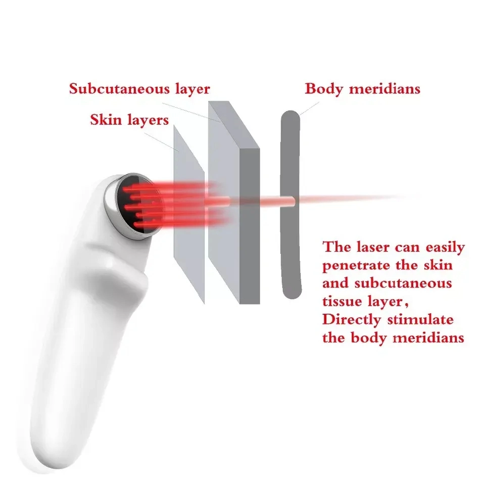 Veterinary Equipment 808nm Cold Laser Therapy Animals Wound Healing Physiotherapy