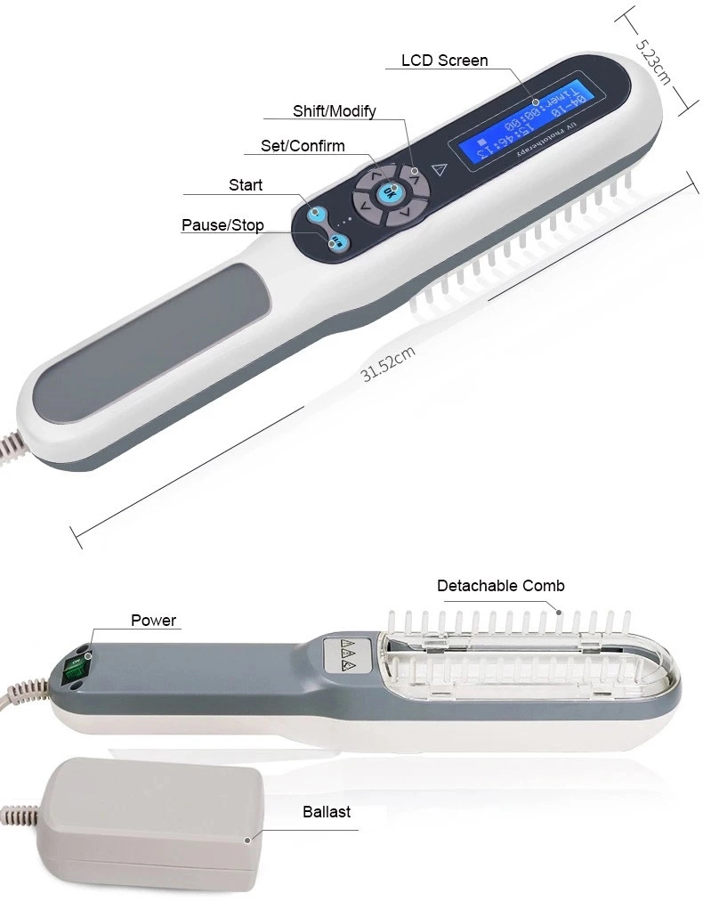 Semiconductor Laser Treatment Instrument UVB Phototherapy Lamp Fototerapia UV Light Phototherapy Unit