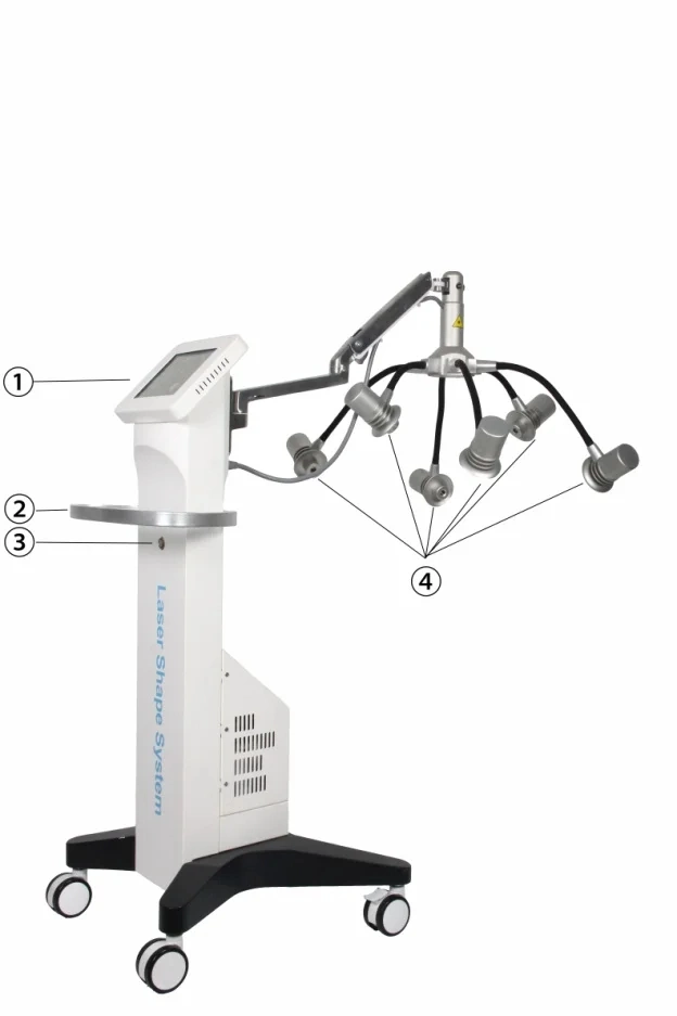 Newest Innovative 300W Non-Invasive 532nm 6D Laser Shape System Cold Lipo Laser Slimming Machine Zero Painless with 6 Heads