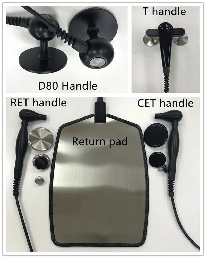 2023 New 6 in 1 Smart Tecar RF Shockwave Machine for Pain Relief ED Treatment Physical Therapy Equipment