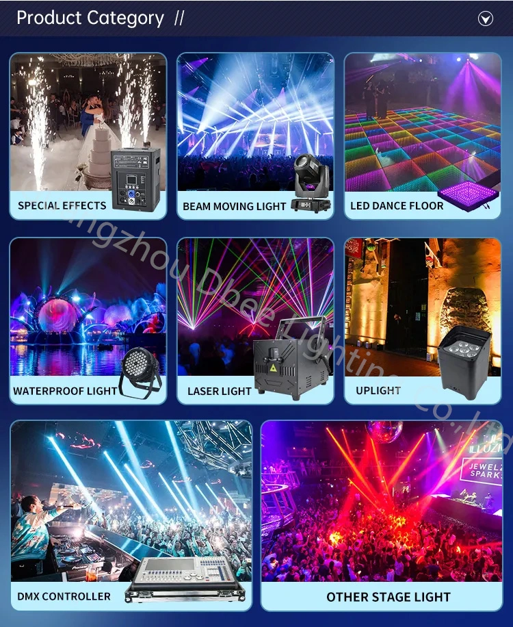 Professional Strobe Flash DMX512 DJ Equipment Party Lighting/White LED Laser Butterfly Effect Stage Lights