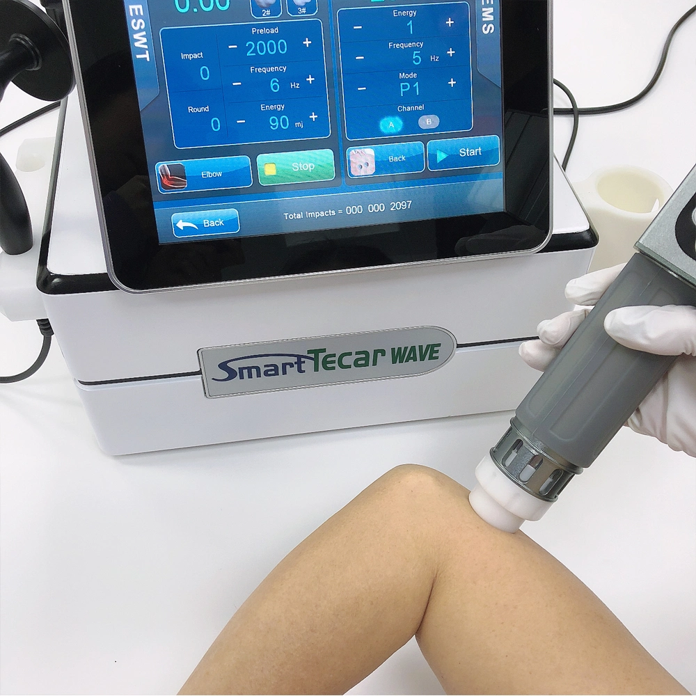 Factory Price Cellulite Removal 448kHz Cet Ret Diathermy Tecar Therapy Physio EMS Eswt Shockwave Therapy Machine