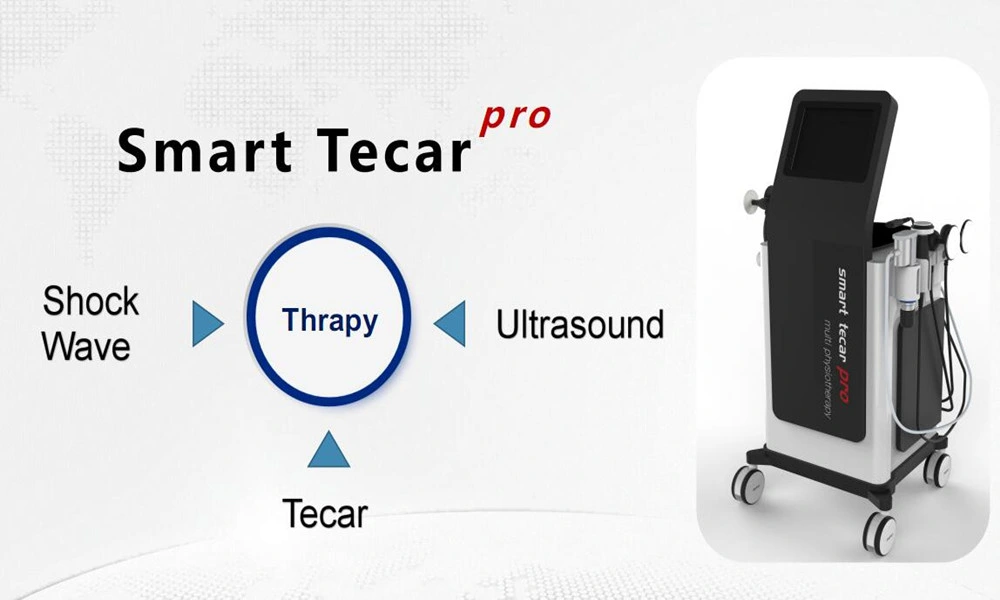 Factory Offer 3 in 1 Rehabilitation Equipment 450kHz Radiofrequency Tecar Therapy Machine with Shockwave &amp; Ultrasound