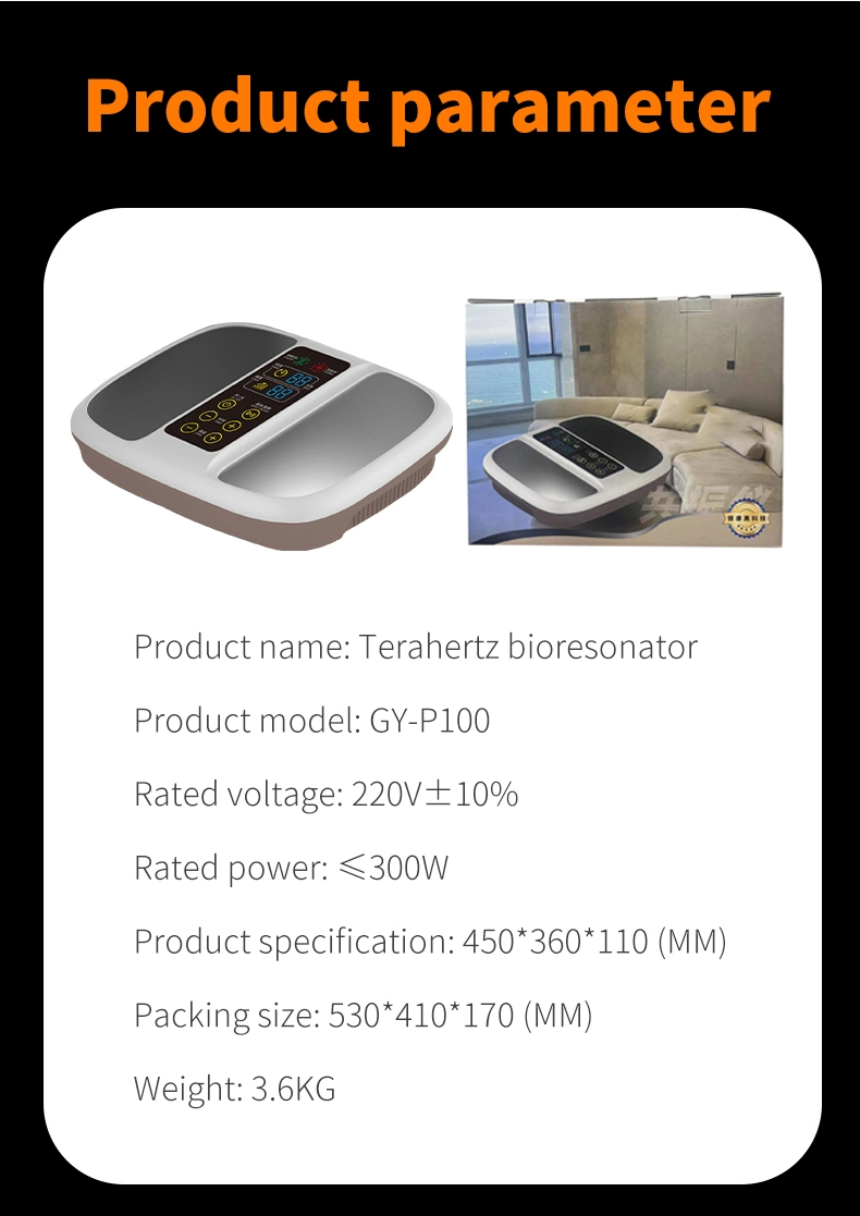 Electric Tera Hertz Wave Frequency Microcurrent Stimulation Body Rehabilitation Therapy Machine