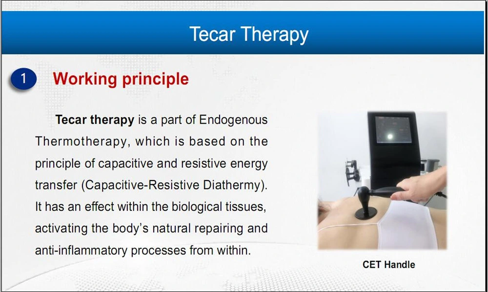 Factory Offer 3 in 1 Rehabilitation Equipment 450kHz Radiofrequency Tecar Therapy Machine with Shockwave &amp; Ultrasound