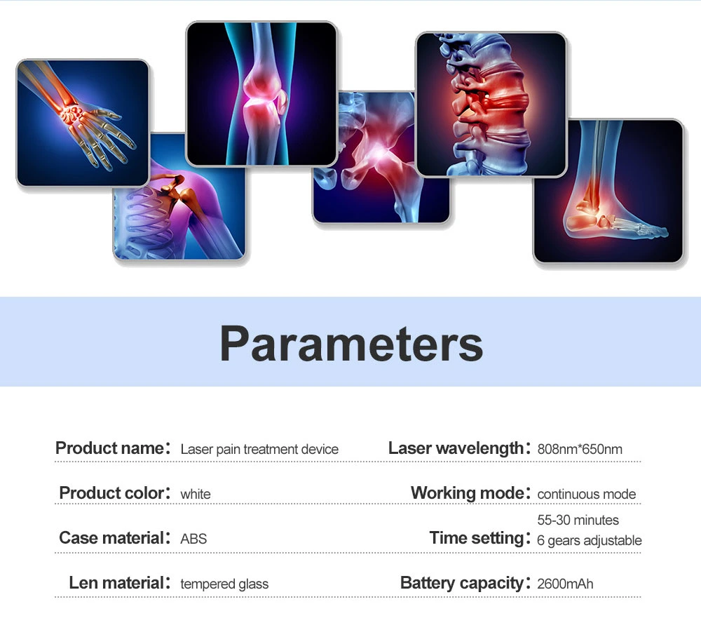 Cold Laser Therapy Device for Sport Injury Pain Management with 650nm and 808nm