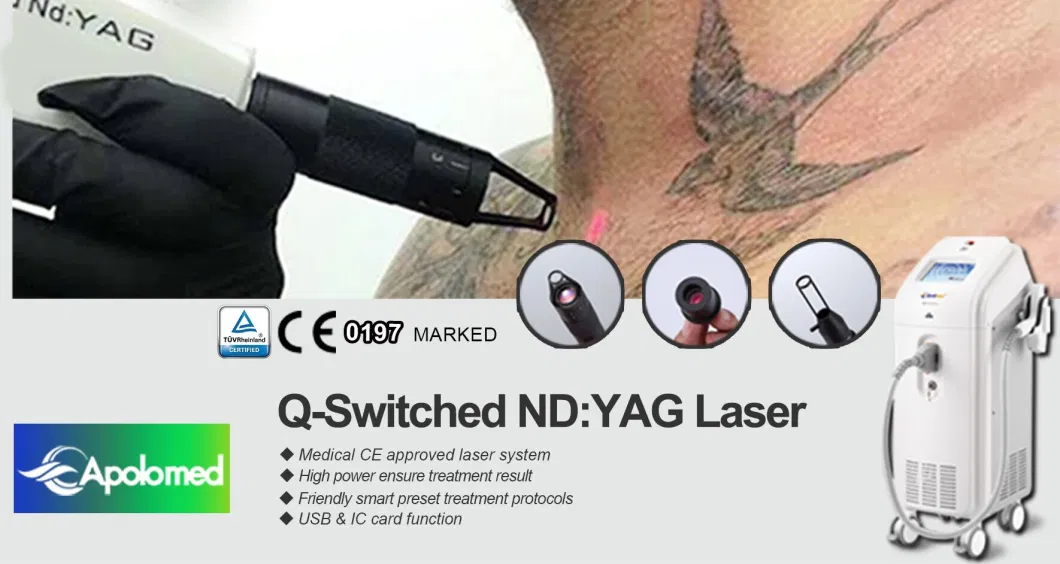 OEM Service Factory Price Lipo Shockwave Therapy Q-Switched Spot Removal Laser Machine