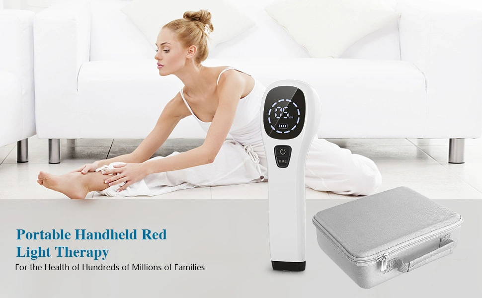 Medical Handheld Pain Relief Low Level Laser Cold Laser Therapy Device 808nm 650nm Physical Therapy (PW-4X)