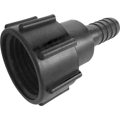DIN 61 IBC Adaptor with 1" Hose Barb