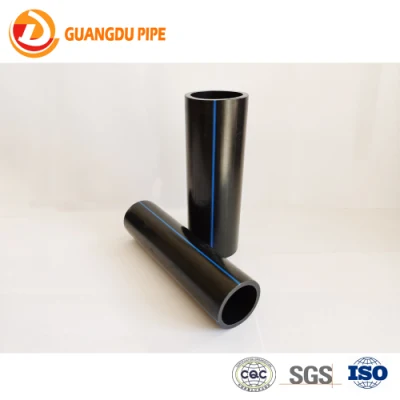  China Manufacture 160mm Hard Electrical Conduit HDPE Pipe with Accessories Plastic Perforated Tube