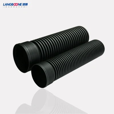  Plastic Double Wall Corrugated HDPE Pipe Sewage Spiral Pipe for Drainage System