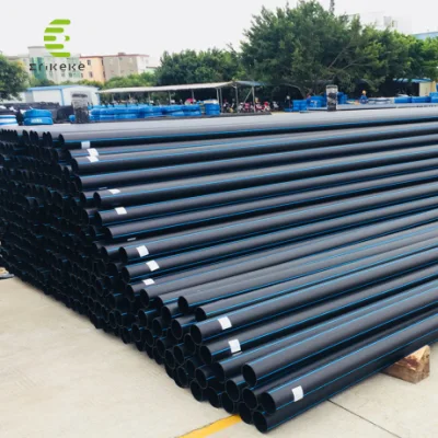 High Flexibility HDPE Pipe 300mm SDR11 Hard Plastic Ground Source Heat Pump Pipe for Water Supply Underground Water Perforated Pipe