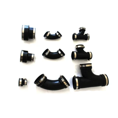 Compensator Pipeline Coupling Rubber Bellows EPDM PVC Flexible Rubber Expansion Joint HDPE Pipe Fitting Reducing Coupling