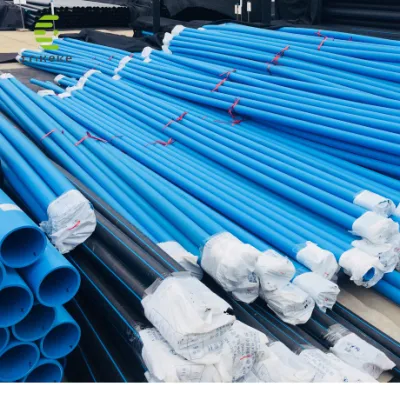 Factory Wholesale 100% Raw Material PE100 Plastic Tube DN20mm to 630mm HDPE Pipe Specification Color Customized for Transporting Water and Gas