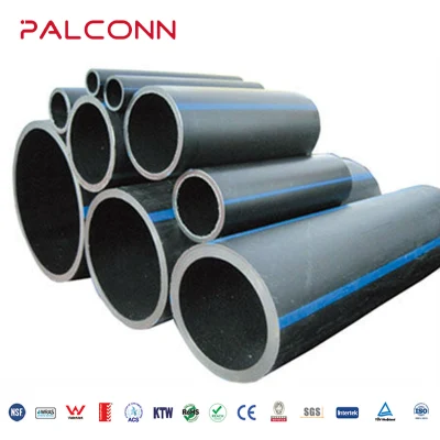 China Manufacturer Palconn250*22.7mm SDR11 Water Supply Black HDPE Pipes and Fittings
