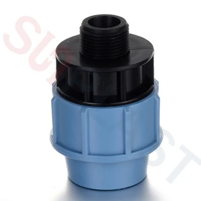 HDPE PP Compression Fitting Male Adaptor Pn10 for Pipe