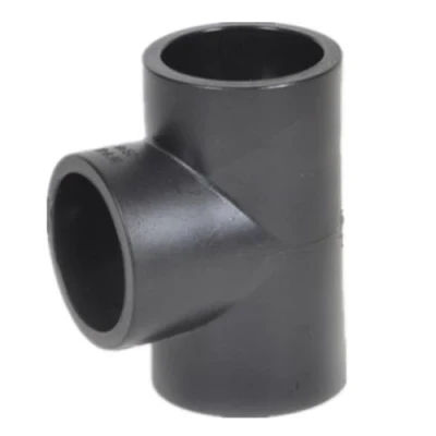 High Quality Water Supply SDR11 DIN Standard Plastic Pipe Fitting PE Pipe Fittings Reducing Tee HDPE Socket Fusion Pipe Fitting