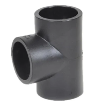  High Quality Water Supply SDR11 DIN Standard Plastic Pipe Fitting PE Pipe Fittings Reducing Tee HDPE Socket Fusion Pipe Fitting