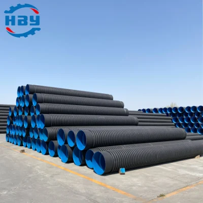  Economical HDPE Double Wall Corrugated Pipe for Agricultural Irrigation Manufacturer