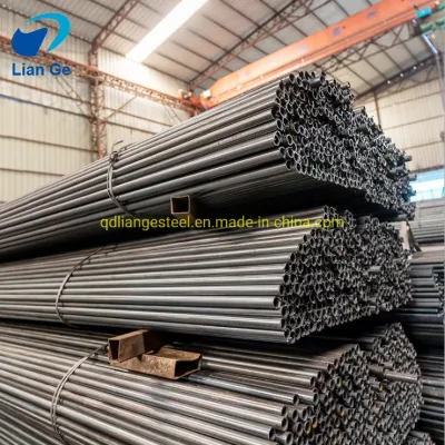 Liange Rectangular Round Square Ms Iron Mild Carbon Steel Tube Black Welded Oil Well Gas Round Square Pipe Manufacturers