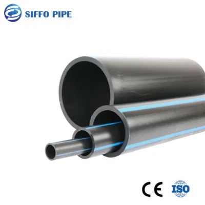 China Manufacture PE Pipe HDPE Pipe Fittings Plastic Pipe Water Pipe 110mm 125mm 140mm 160mm 180mm