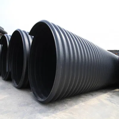 China Top Manufacturer Plastic Black HDPE/PE/LDPE for Steel Belt Reinforced Drainage Sewage Pipe