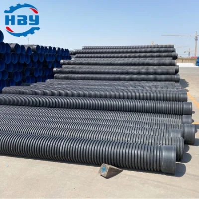 300mm HDPE Double Wall Corrugated Pipe for Municipal Drainage China Manufacturer
