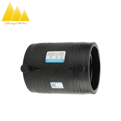 PE HDPE Pipe Electrofusion Fitting Electro Fusion Coupler Equal Coupling for HDPE Pipe