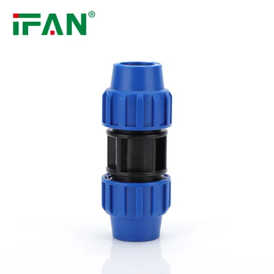  Ifan Factory Direct Pn25 Plastic HDPE Pipe Coupling Plumbing HDPE Socket Fitting