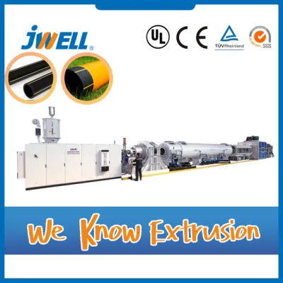  Jwell HDPE Gas/High-Density Polyethylene Pipe Machine/Plastic Tube Extrusion Line