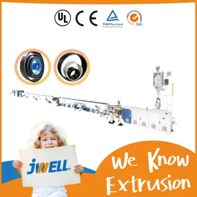 Jwell HDPE Water and Electric Conduit Pipe Extrusion Line/PE Drainage Tube Making Machine/Plastic Hose Extruder