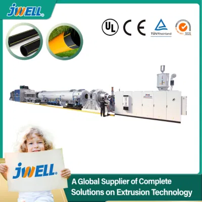 Jwell HDPE Gas Pipe Machine for Gas Supply with High Capacity