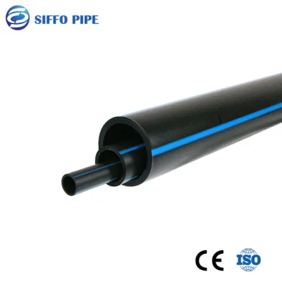 2021 The Latest Attractive Price Black HDPE Pipe Water Supply HDPE Pipe with Melt Socket Connection Butt and Fused Connection Low Construction Cost