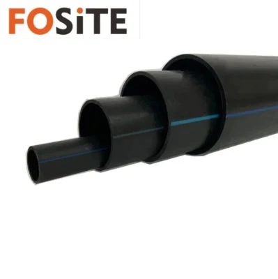  Factory Price DN 280mm-25.4mm SDR11/1.6MPa S5 Poly HDPE Pipe for Water Supply Irrigation Drainage