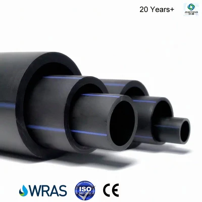  20 Years Factory Price DN20mm-DN1200mm Pn8 Pn10 Pn16 HDPE Pipe PE Pipe for Water Supply/Irrigation/Drainage/Gas/Dredging with ISO CE Certificate
