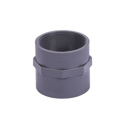  China New PVC Pipe Fittings Coupling HDPE Female Threaded Elbow Supplier