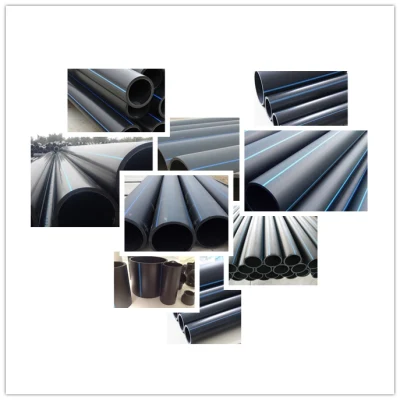  China PE100 Plastic Flexible Water Poly Pipe Reliance HDPE Pipes Price Lists