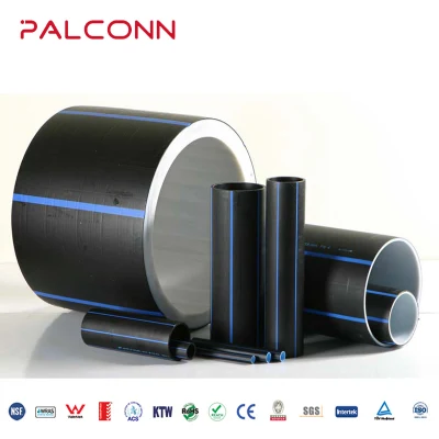 China Manufacturer Palconn180*20.1mm SDR9 Water Supply Black HDPE Pipes and Fittings