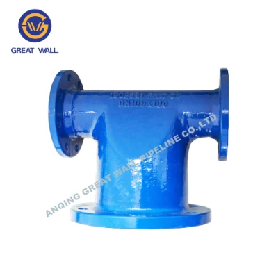  Fusion Bonded Epoxy Coated Double Socket Bend Ductile Iron Pipe Fitting