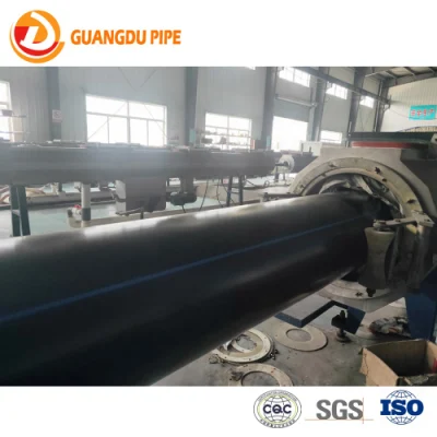 Standard Length PE100 Grade 32mm DN25 DN400 Large Diameter PE Gas HDPE Pipe Prices Weight