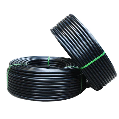  PE100 20-75mm Black Plastic Tube Roll Garden Irrigation Hose HDPE Pipe