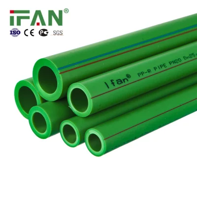 Ifan Piping Systems High Pressure Plastic HDPE Pph PVC Pex PPR Pipe for Water Gas